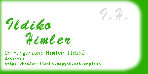 ildiko himler business card